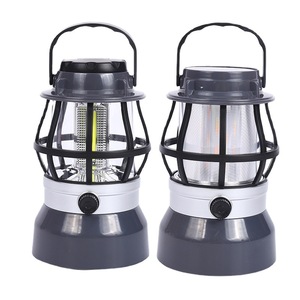 <span class=keywords><strong>Lampe</strong></span> de camping LED à gradation rechargeable usb multifonction à énergie solaire <span class=keywords><strong>avec</strong></span> fonction de banque d'alimentation pour l'éclairage de secours extérieur - Product Image 1