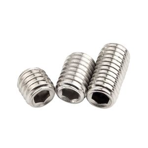 High Strength DIN 916304/316 Stainless Steel Hex Socket Cup Point <strong>Set</strong> <strong>Screws</strong> Headless Grub <strong>Screws</strong> M1.6 to M16 Stop <strong>Screws</strong> - Product Image 2