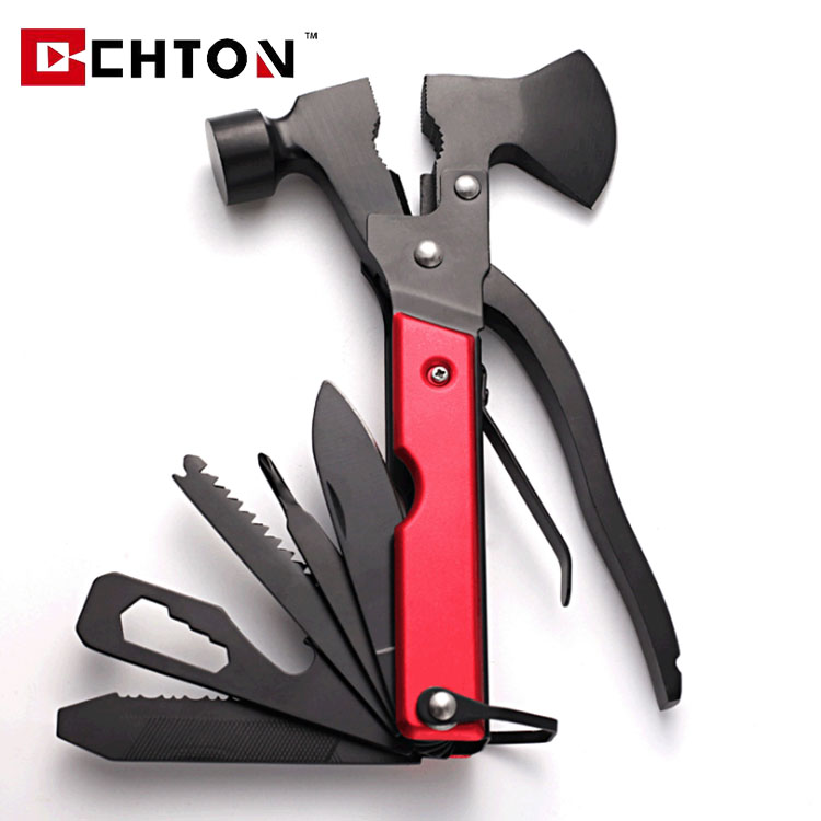 15 In 1 Outdoor Multitool Jendela Pecah Camping Multi Plier Multifungsi Tabung untuk Hammer