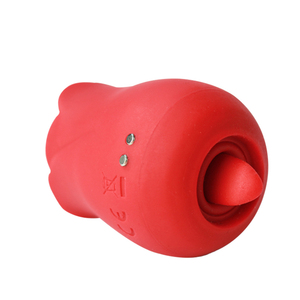 Juguete Sexual Vibrador en Forma de Rosa, Vibrador de Lengua, Estimulador de Clítoris, Masajeador de Pezones para Masturbación Femenina - Product Image 4