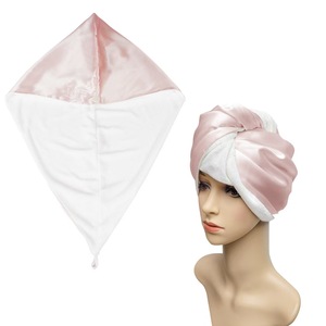 100% <span class=keywords><strong>serviette</strong></span> de <span class=keywords><strong>cheveux</strong></span> en soie de mûrier Wrap Twist soie et <span class=keywords><strong>bambou</strong></span> bain <span class=keywords><strong>cheveux</strong></span> <span class=keywords><strong>bouclés</strong></span> <span class=keywords><strong>serviette</strong></span> Turban bonnet de séchage - Product Image 2
