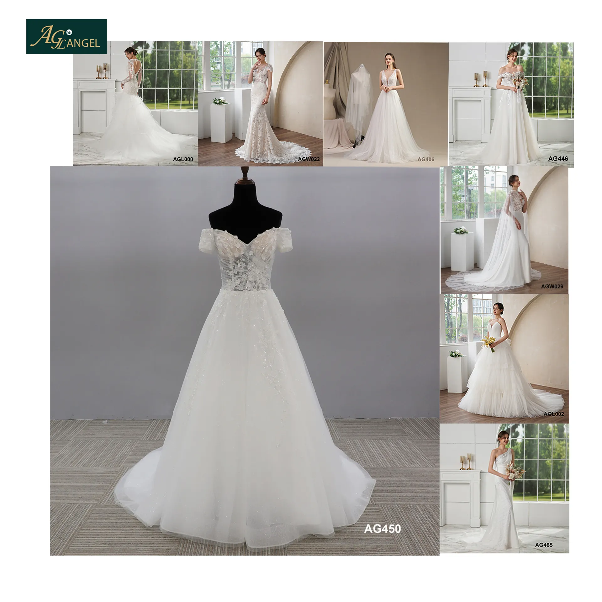 Fashion Elegant Off Shoulder Wedding Dresses Sweetheart High Quality Lace pleat Wedding Bride Gown