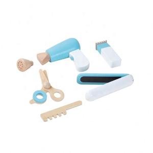 <span class=keywords><strong>Juego</strong></span> de Peluquería de Madera, <span class=keywords><strong>Juego</strong></span> de Herramientas de Peluquería de Juguete para Niños - Product Image 3