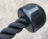 Corde de traction réglable en nylon/PVC robuste pour triceps, 70 cm, confortable, pour entraînement de musculation à domicile et usage commercial