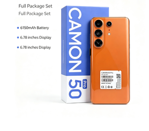 โทรศัพท์มือถือ CAMON 50 Pro หน้าจอ 6.78 นิ้ว สมาร์ทโฟน 5G แบตเตอรี่ 6150mAh รองรับซิมคู่ สีส้ม - Product Image 1