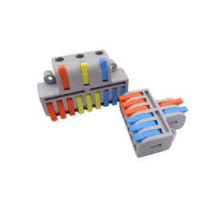 Bloque de Distribución de Conectores de Cable Industriales de 3 Entradas y 9 Salidas, Rango de Cable de 0.08-4mm², Contactos de Latón, Nylon AP-93 - Product Image 5