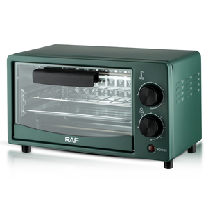 Horno Eléctrico RAF de 800W y 12L con Temporizador, 2 Modos de Funcionamiento, Puerta de Vidrio Visual, Horno Eléctrico Portátil <span class=keywords><strong>para</strong></span> Hornear Pan y Tostar - Product Image 2