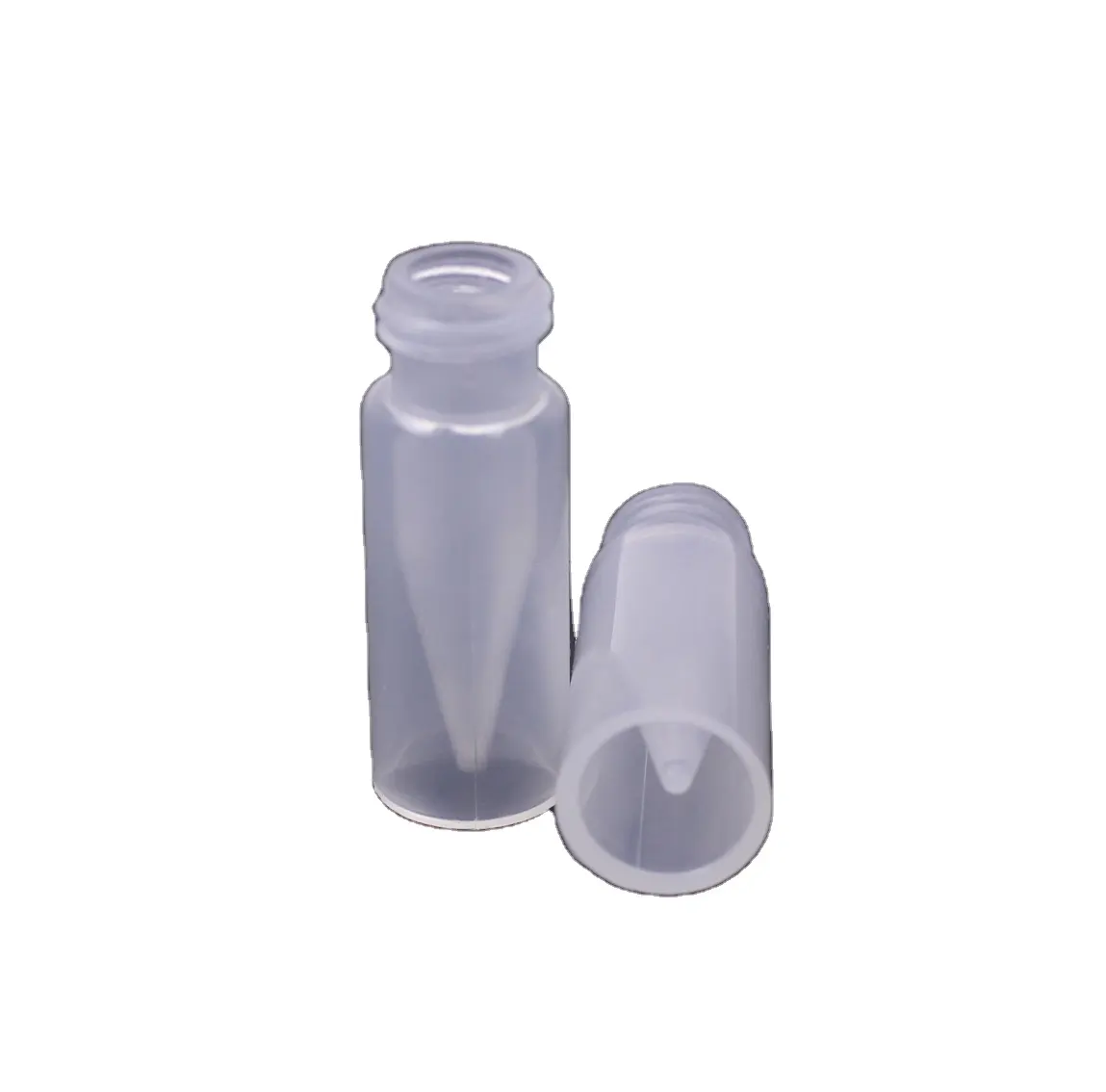 Vial de plástico autosampler con micro inserción, vial de presión pp con inserto de 0,3 ml, 2ml