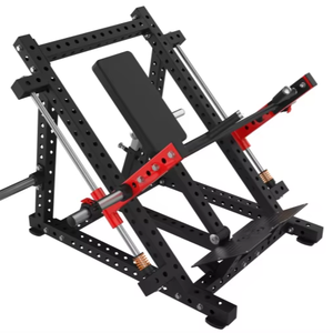 Piastra doppia rotaia caricata macchina per il Fitness tirando indietro l'esercizio di canottaggio per la forza della gamba della spalla toracica in metallo panca cremagliera - Product Image 1