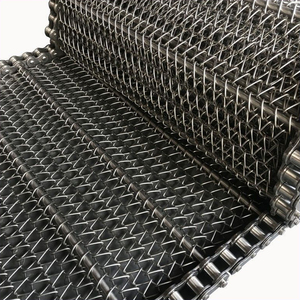 Nastro trasportatore a catena azionato a catena della cinghia dell'acciaio inossidabile di resistenza al calore del rifornimento della fabbrica per il processo di produzione alimentare - Product Image 2