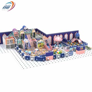 Équipement de terrain de jeux intérieur pour enfants, jeux d'amusement pour enfants, piscines à balles souples, trampoline, toboggan, jeux d'amusement, château malicieux - Product Image 4