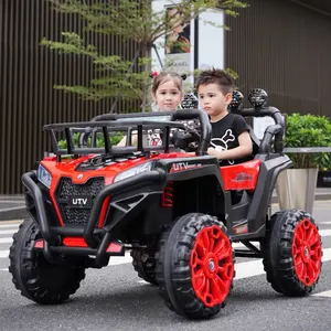 Çok fonksiyonlu çocuklar elektrikli oyuncak araba çocuklar için süper araba 2 koltuk elektrikli oyuncak araba 24V binmek