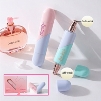 Flacon pulvérisateur de parfum portable double tête, rechargeable, de haute qualité, luxueux et unique, à double usage, pour les voyages