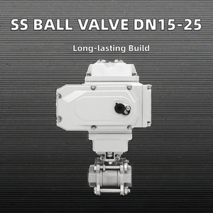 Válvula de Bola Eléctrica de Acero Inoxidable DN15/20/25 con Rosca Interna para Agua, Válvula de Agua Eléctrica OEM para Gas - Product Image 2