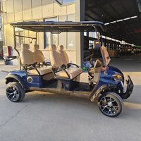 Voiturette de golf électrique 3500W/5000W, quadricycle, batterie au lithium, scooter de mobilité, mini voiturette de golf pour adultes