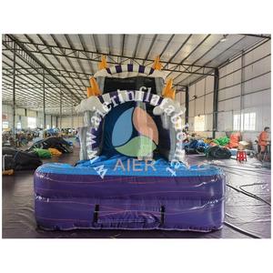 Tobogán Acuático Inflable Comercial Ice Storm para Niños, Tobogán Acuático Inflable de PVC con <span class=keywords><strong>Piscina</strong></span> para Alquiler en Fiestas - Product Image 3
