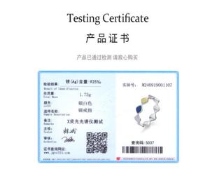 New S925 Sterling <b>Silver</b> Rainbow Epoxy Resin <b>Ring</b> and Earring <b>Set</b>, Women's - A stylish, sweet, and delightful jewelry <b>set</b> - Product Image 3