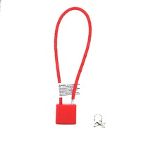 Cadenas à câble AJF en acier et ABS laminé de haute qualité, disponible en plusieurs couleurs, déverrouillage par clé