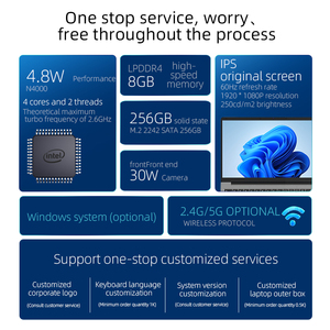 <span class=keywords><strong>Laptop</strong></span> mới chất lượng cao bán buôn, màn hình 15.6 inch, RAM 16GB, SSD 256GB/512GB, máy tính xách tay Intel, dùng cho nhà và văn phòng - Product Image 3