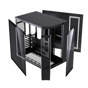 Nuovo Design 2026 <span class=keywords><strong>Case</strong></span> <span class=keywords><strong>PC</strong></span> Gaming ATX Mid Tower per E-sport con Pannello in Vetro Temperato Panoramico su Entrambi i Lati - Product Image 3