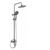 Robinet de douche thermostatique en laiton de qualité professionnelle, système de douche pluie mural avec douchette à main pour salle de bain