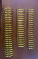 Hochwertige Notebook-Spiral draht ring bindung Metall buchbinder Wire-o für den europäischen Markt Kunden spezifische Größen erhältlich und Muster zuerst