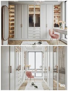 Diseño <span class=keywords><strong>de</strong></span> Armario <span class=keywords><strong>de</strong></span> Madera <span class=keywords><strong>de</strong></span> <span class=keywords><strong>Pino</strong></span> Macizo para Dormitorio Inteligente <span class=keywords><strong>de</strong></span> 3 <span class=keywords><strong>Puertas</strong></span> con Espejo - Product Image 2