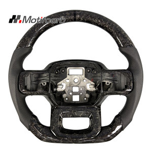 Volante Personalizado de Fibra de Carbono Forjado Negro para Ford F-150 Raptor Shelby R XL XLT 4x4 Tremor STX 2019-2025 - Product Image 1