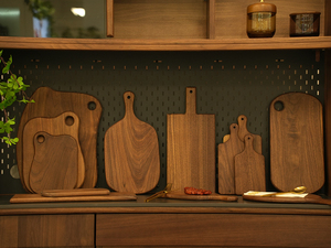 Nhà Tự Nhiên Bắc Mỹ Đen Óc Chó Gỗ Chặt Phục Vụ Hội Đồng Quản Trị Cho Charcuterie Pho Mát Trái Cây Rau Snack Món Khai Vị - Product Image 6