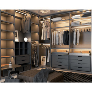 <span class=keywords><strong>Armario</strong></span> de Lujo para Vestidor Masculino, <span class=keywords><strong>Armario</strong></span> Empotrado, <span class=keywords><strong>Armario</strong></span> de Madera Maciza de <span class=keywords><strong>Roble</strong></span> <span class=keywords><strong>Blanco</strong></span> - Product Image 5