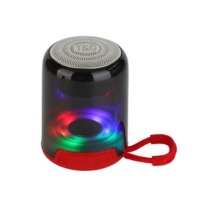 2023 New Coming TG314 TWS Wireless Speaker Outdoor Portable LED Light Plug-in U Disk Radio Subwoofer 3.5Aux TF Card