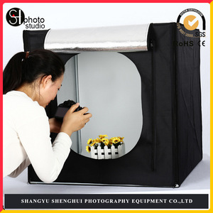 Shangyu Shenghui Photography Lighting Tent 50x50x50cm Reflective Cloth Product Photography Studio Box - Product Image 1