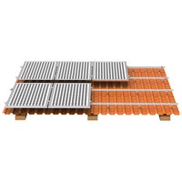 Kit d'installation de fixation solaire pour toit à tuiles verticales, crochets réglables en SUS304 pour toits en céramique ou ardoise inclinés