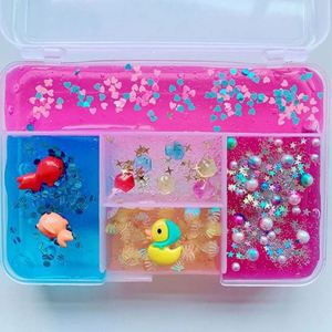 Newest 4-Color Jelly Cube Slime Sponge Crystal Playdough with High Visibility Interactive & Fun <b>Clay</b> Resin Plastic - Product Image 2
