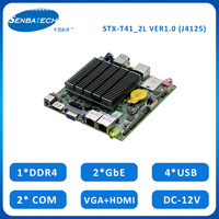 Carte mère tout-en-un industrielle Nano Itx sans ventilateur Gemini Lake Celeron J4125 DDR4 Memory
