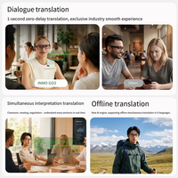 Lunettes intelligentes AR INMO GO3 Crystal Version avec traduction IA, affichage, téléprompteur vocal et fonction de prise de vue