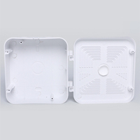 Boîte de jonction carrée en plastique blanc pour accessoires de vidéosurveillance 135*125*60mm