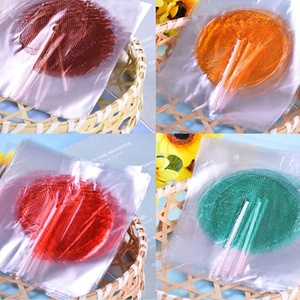 Rideau de cure-dents collants faits main, bonbons colorés, bonbons soleil, bonbons collants brossés, 1 paquet de 52, snacks nostalgiques - Product Image 2