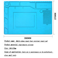 Outils de réparation mobiles S150, tapis isolant en silicone, tapis de soudage résistant à la chaleur, plateforme de soudage, tapis magnétique d'entretien