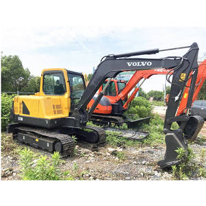 Excavadora Volvo de segunda mano ec55 5 toneladas máquina pequeña excavadora Volvo ec55 MIDI en stock - Product Image 4
