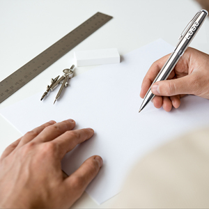 Manufactures Luxury Metal Stainless Custom Logo Ballpoint Pen With Printed Engraved for Office <b>Stationery</b> - Product Image 5