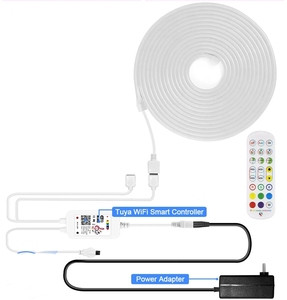 أضواء نيون <span class=keywords><strong>Led</strong></span> ذكية 12 فولت RGB واي فاي بلوتوث 5 متر مقاوم للماء شريط نيون <span class=keywords><strong>LED</strong></span> RGB قابلة للتغيير <span class=keywords><strong>Led</strong></span> غرفة في الهواء الطلق - Product Image 2