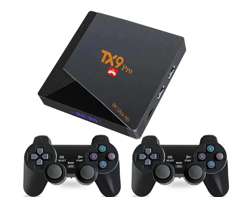 Nueva consola de juegos TX9 Pro TV Box Android 10,0 64GB128GB Wifi 2,4G/5,8 GHZ Retro Android Game Controller