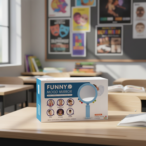 Espejo de Expresiones para Niños, Espejo <span class=keywords><strong>Cognitivo</strong></span> de Expresiones para Bebés, Juguetes Educativos para el Hogar, Jardín de Infancia y Educación Temprana - Product Image 2
