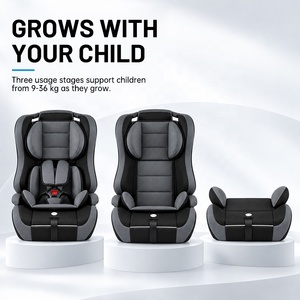 Siège auto pliable pour bébé et enfant, homologué <span class=keywords><strong>ECE</strong></span> <span class=keywords><strong>R44</strong></span> <span class=keywords><strong>04</strong></span>, 9 mois à 12 ans, appuie-tête réglable, universel pour voiture - Product Image 3