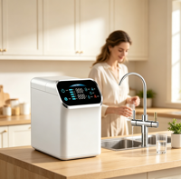 Système de purification d'eau par osmose inverse automatique, filtre RO à 7 étapes avec affichage TDS, technologie minérale alcaline
