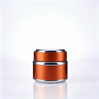 Pot cosmétique en aluminium durable, emballage cosmétique polyvalent avec estampage à chaud pour divers produits de soin de la peau en pâte