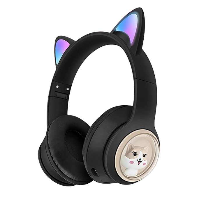 AKZ-07 Headset Stereo - Cute Cat Ear Wireless Headphones