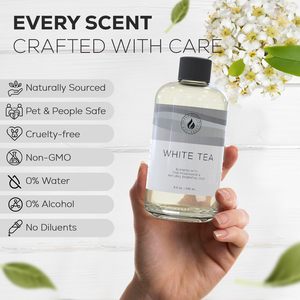 Diffusore di Lusso Aroma Country Tè Bianco, Ricarica di Olio Essenziale, Sicuro <span class=keywords><strong>per</strong></span> Bambini, Puro Non Diluito, Fragranza Naturale <span class=keywords><strong>per</strong></span> <span class=keywords><strong>la</strong></span> <span class=keywords><strong>Casa</strong></span> a Lunga Durata - Product Image 4