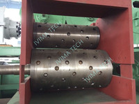 Trituradora de tubos de plástico hdpe, trituradora de plástico de tipo horizontal de gran diámetro con empuje hidráulico